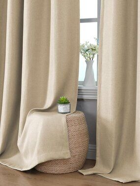 LINEN CURTAIN PANELS (ROOM DARKENING)